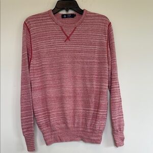 J. Crew 100% Cotton Red Crewneck Sweater